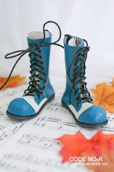 CMS000096 Blue Clown Boots