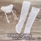 CAC000078 White Garter Panty & Stockings for AP / Obitsu50