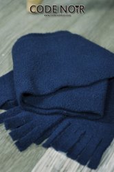 CAC000005 Navy Plush Scarf