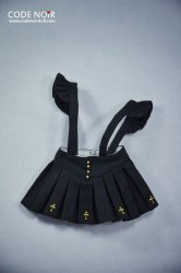 COB000008 Black Cross Jumper Skirt