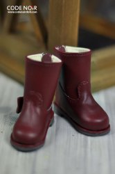 CYS000033 Wine Ribbon Rain Boot