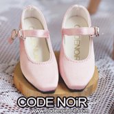 CMS000195 Baby Pink Silk Mary Jane Heels