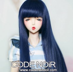 CYW000089 Deep Blue Waist Straight