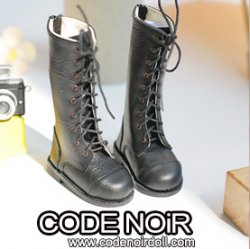 CMS000201 Black Leather Boots