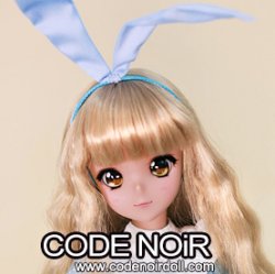 CAC000060 Blue Bunny Hairband for SD / MDD Size
