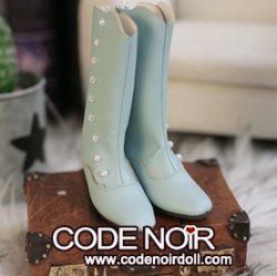 CLS000182 Vintage Blue Button Boots SD ver.