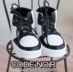CMS000178 Black/White Sneakers MSD ver.