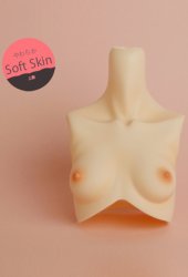 [Outer Body Part] Type-H Bust Whitey Soft Skin (Blushed)