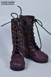CLS000095 Maroon Suede Boots