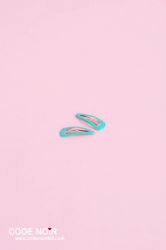 CAC000031 Turquoise Hair Clips (Free Size)