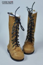 CLS000108 Ochre Suede Boots