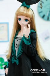 CSD000076 Black x Teal Sailor Dress SD Ver.