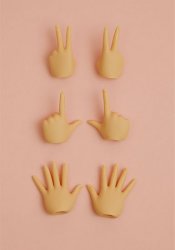 [Outer Body Part] Hand Parts Three Pair Set 2 Tan (No Blushing)