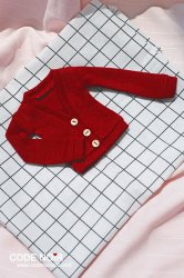 CMD000082 Red Cardigan (MSD)