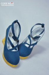 CLS000110 Teal Harp (High Heel)