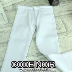 CSD000121 White Slim Pants