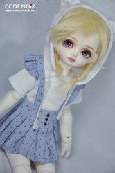 -COB000015 Blue Sailor Jumper Skirt