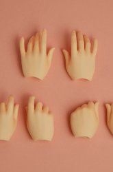 [Outer Body Part] Hand Parts Three Pair Set Whitey (Blushed)