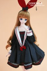 CSD000077 Black x Red Sailor Dress SD Ver.