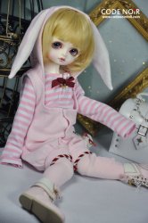 CMD000056 Pink Rabbit Jumpsuit