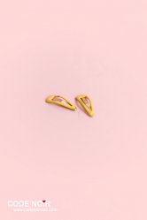 CAC000030 Yellow Hair Clips (Free Size)