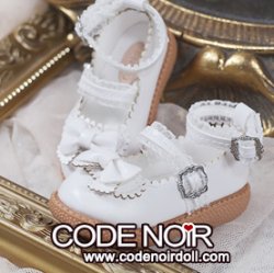 CLS000188 White Lolita Shoes (SD)