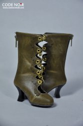 CLS000125 Carob x Golden Chain Boots (High Heel)