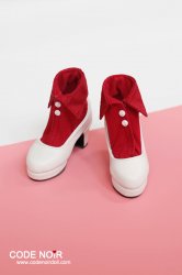 CMS000089 Red Collar x White Heels