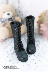 CLS000143 Black Leather Boots