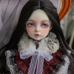 [In Stock] fur collar (Pearl)