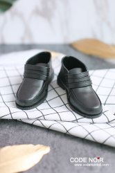 CBS000025 Black Strap Loafers