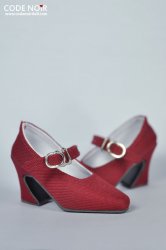CMS000057 Red Mary Jane Heels