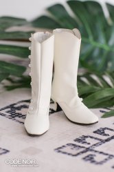 CLS000155 White Button Boots SD ver.