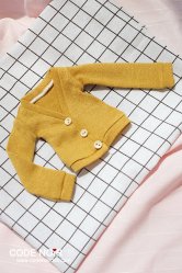 CMD000083 Mustard Yellow Cardigan (MSD)